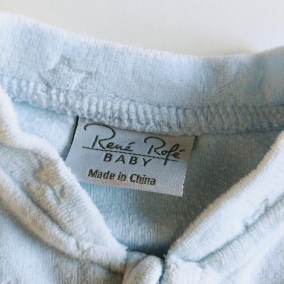 Rene Rofe Star Pattern Footie 0-3 Months - Picture 6 of 6